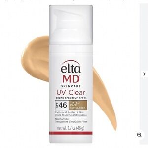 EltaMD UV Clear Broad-Spectrum SPF 46 Tinted Face Sunscreen 1.7 oz Oil-Free